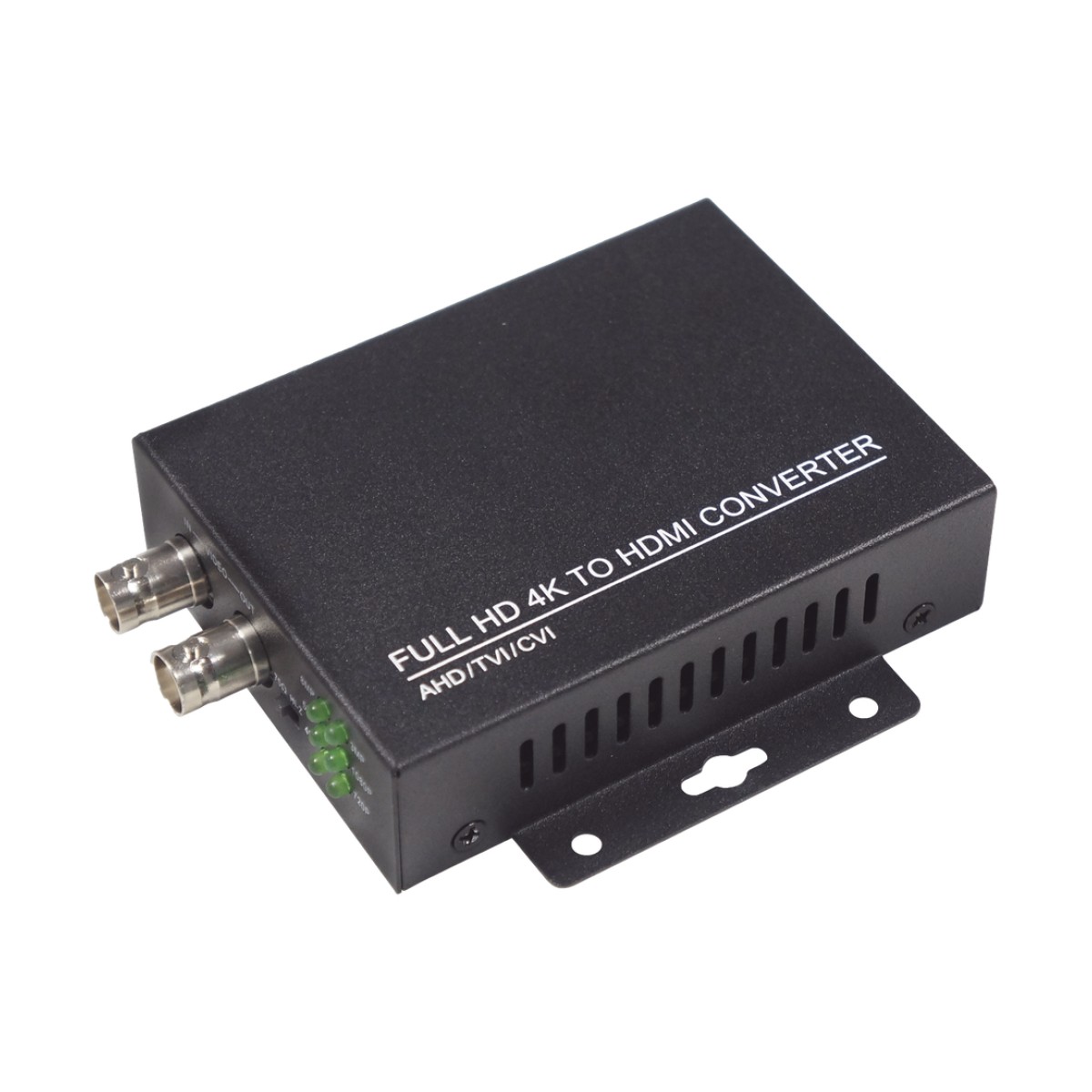 Convertidor de CVI, TVI, AHD, CVBS a HDMI, salida HDMI 1080P 60Fps / Bucle de salida CVBS / Soporta hasta 8MP CVI, 8MP TVI, 8MP AHD / Admite señal de entrada 960H / Incluye fuente de alimentación y cable BNC.