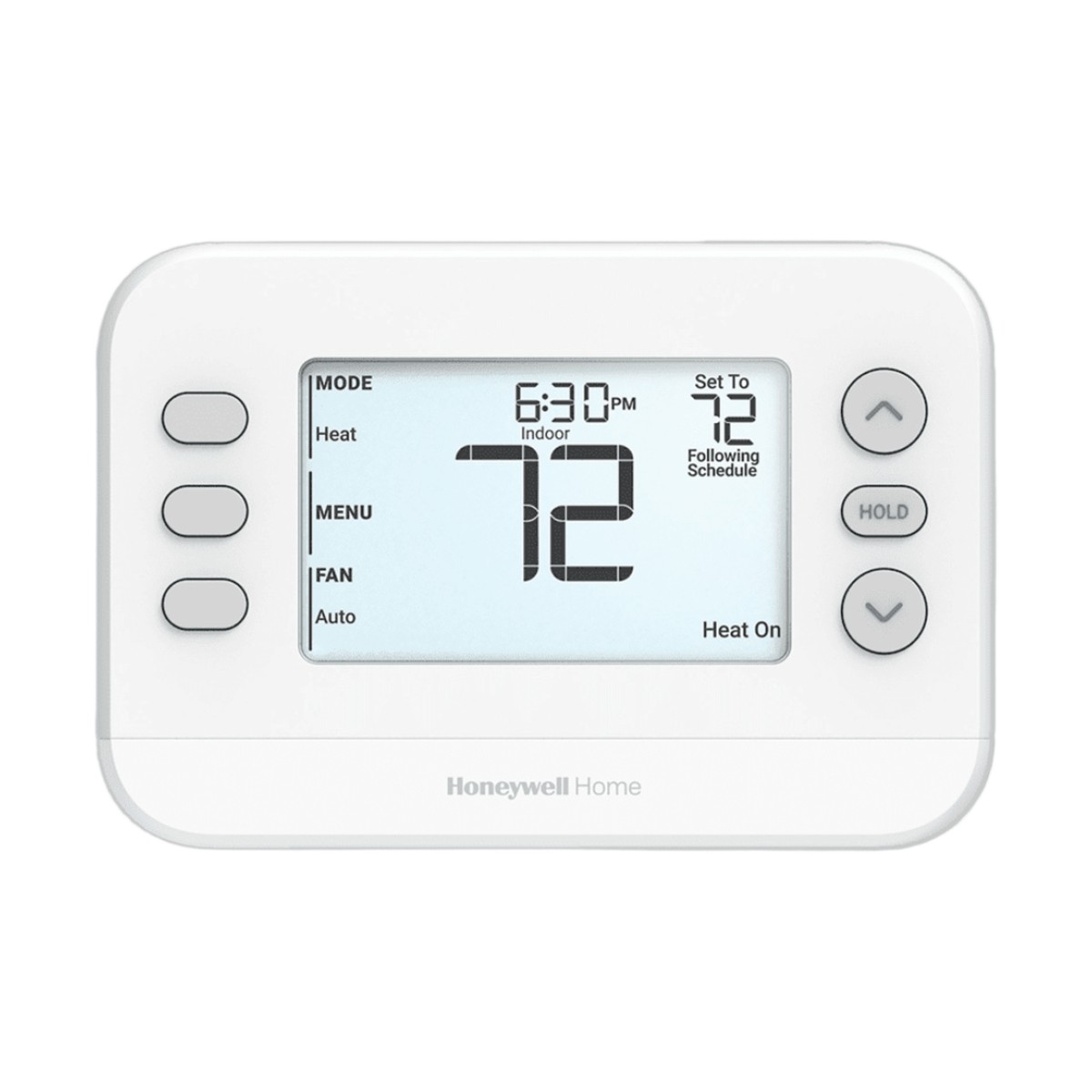 Termostato programable de una etapa 1H/1C con placa de montaje UWP, serie FocusPRO P200