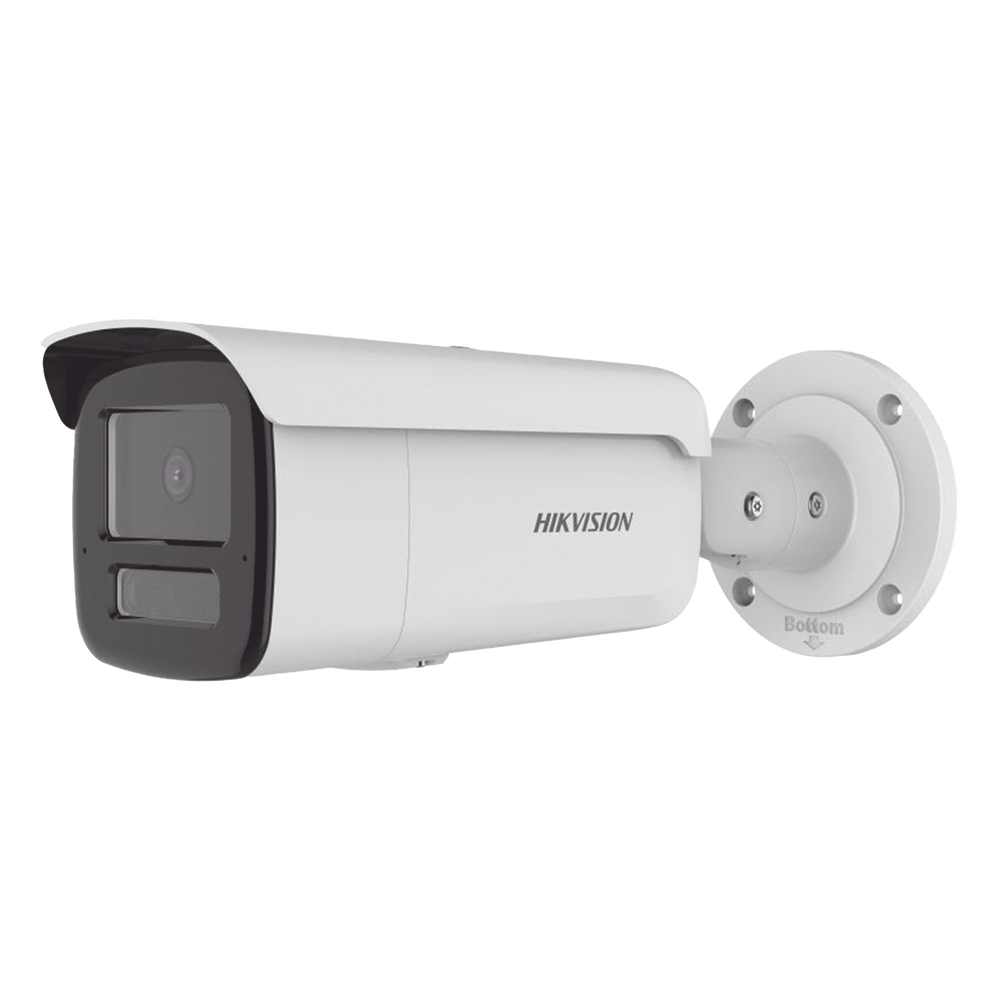 [Dual Light + 2 Micrófonos Integrados] Bala IP 6 Megapixel / Lente 4 mm / 80 mts Luz Blanca + 80 mts IR / ACUSENSE / Exterior IP67 / WDR 120 dB / PoE  / Micro SD / Metal / ACUSEEK
