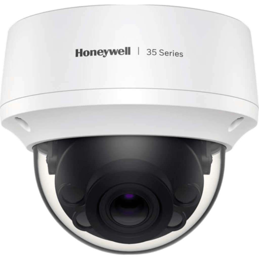 Cámara Mini Domo IP / 5 MP / Lente Varifocal Motorizado 2.7-13.5 mm / WDR 120 dB / IR 50 m / IP66 IP67 IK10 / PoE / NDAA