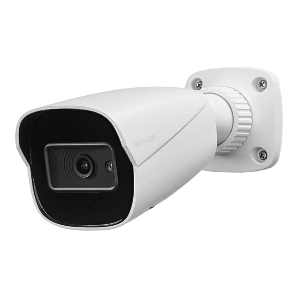Cámara tipo bala CX4B con IA / 8MP Ultra HD (4K) / Sensor CMOS 1/2.8" / Lente 2.8 mm 125° / Detección IA Personas-Vehículos-Animales-Paquetes / IR 50 m (164 ft) / IP67 / PoE + 12VDC / MicroSDXC 1 TB / Total Connect 2.0