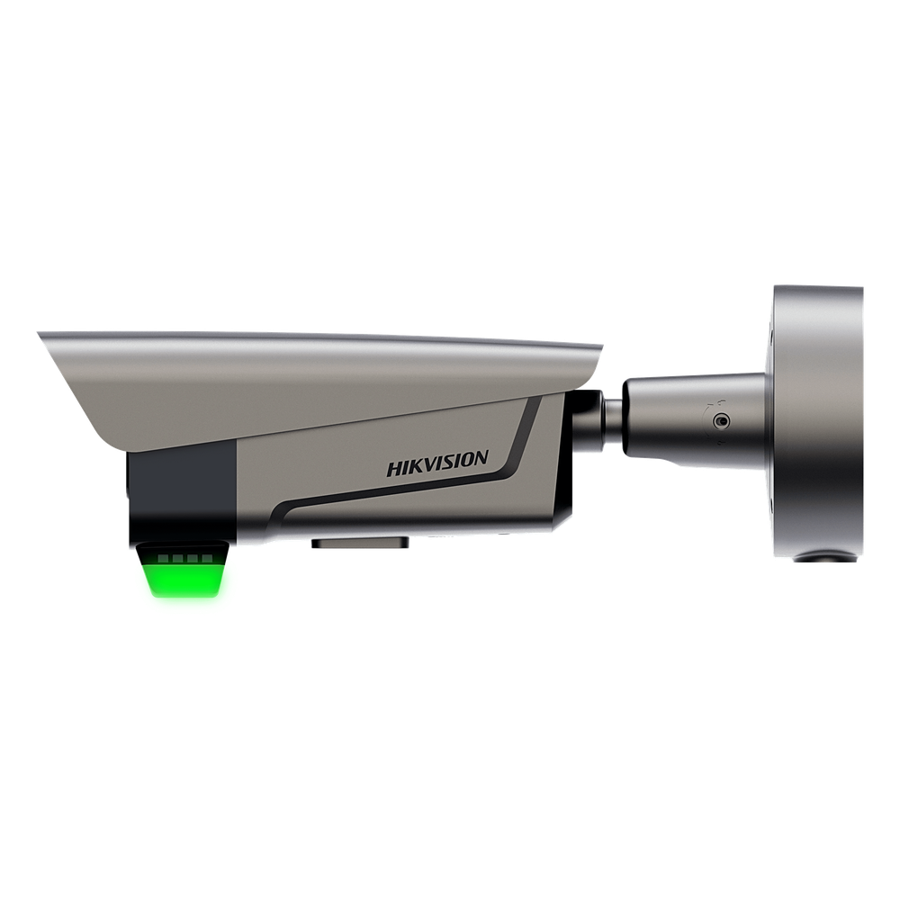 Bala IP 4 Megapixel ANPR para Control de Acceso y Control Remoto / Lente Mot. 2.8 mm a 12 mm / Presición 98.5% / Audio Personalizado e Indicador LED (Rojo y Verde) / LED IR y Luz Blanca / Control de Barrera / Wiegand y RS-485 / IP68 / Po