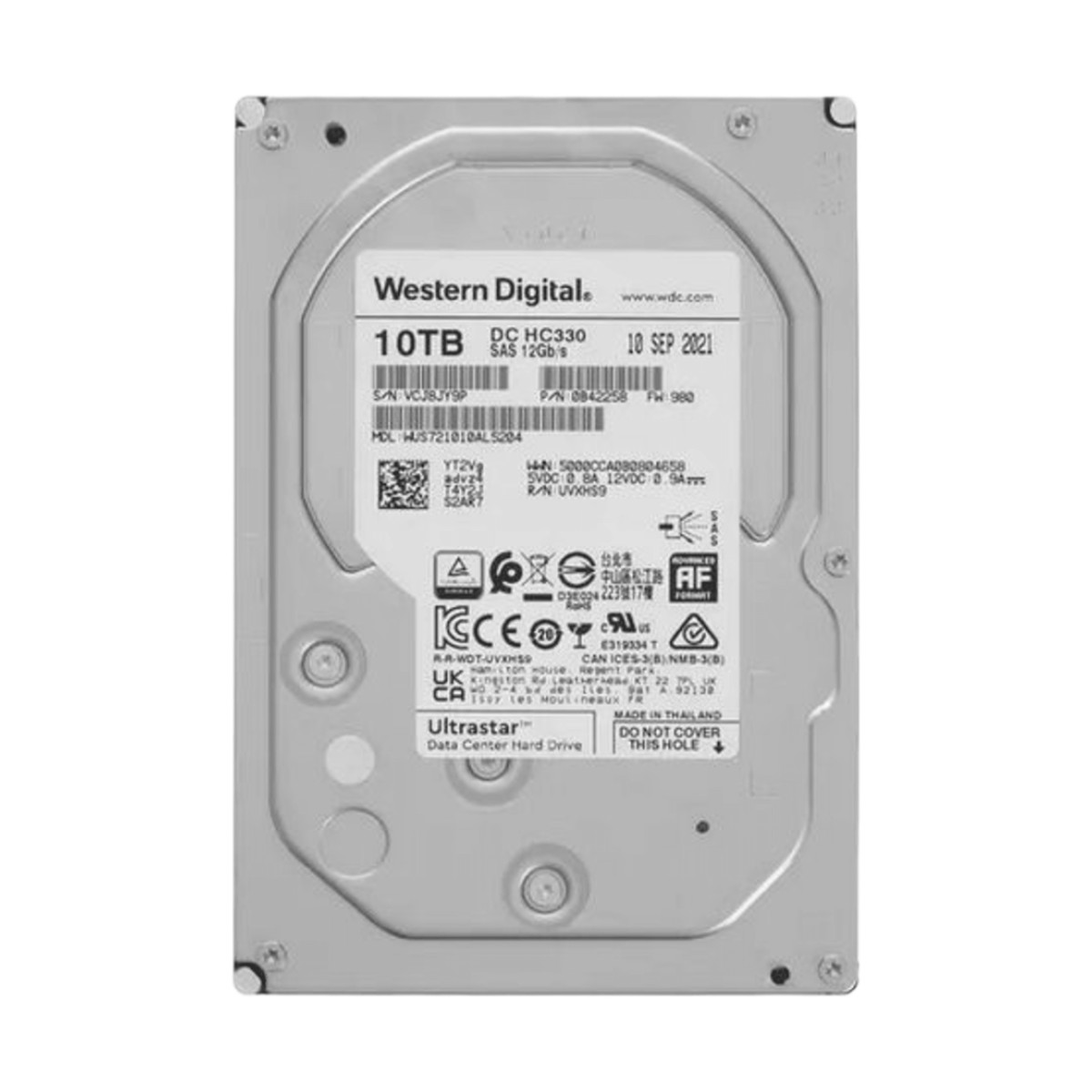 Disco Duro 3.5" 10TB  / 7200 RPM / SAS / Alto Rendimiento / Recomendado para DS-A82024D