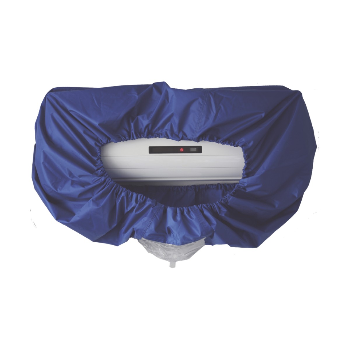 Cubierta Protectora CV2M para Aire Acondicionado / Material PU Impermeable / Salida de Agua Externa / Función Antipolvo / Correa Elástica de Seguridad / Circunferencia 3.2 m / Peso 0.57 kg