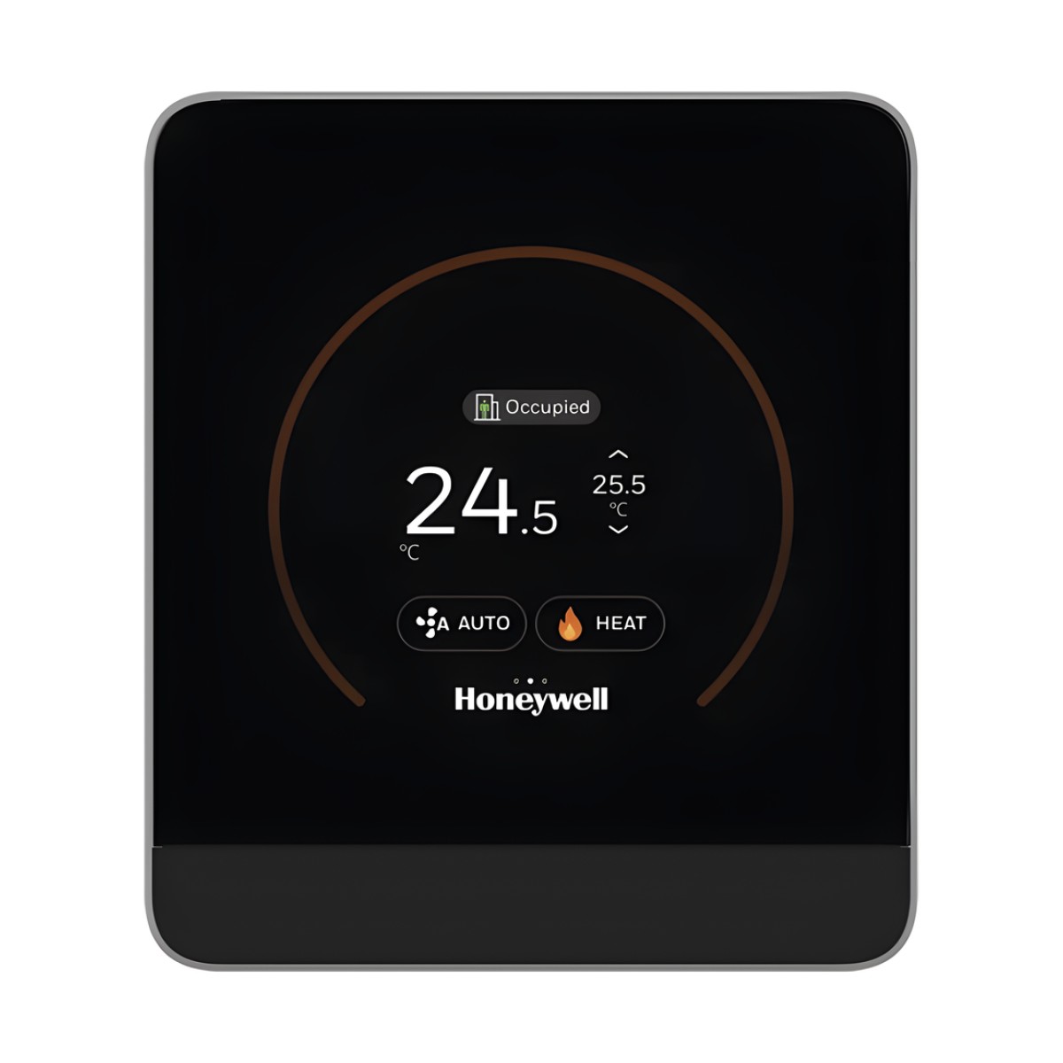 Módulo de pared con pantalla táctil capacitiva para temperatura y humedad, comunicación Sylk, BACnet MS/TP y Modbus RTU, serie TR100