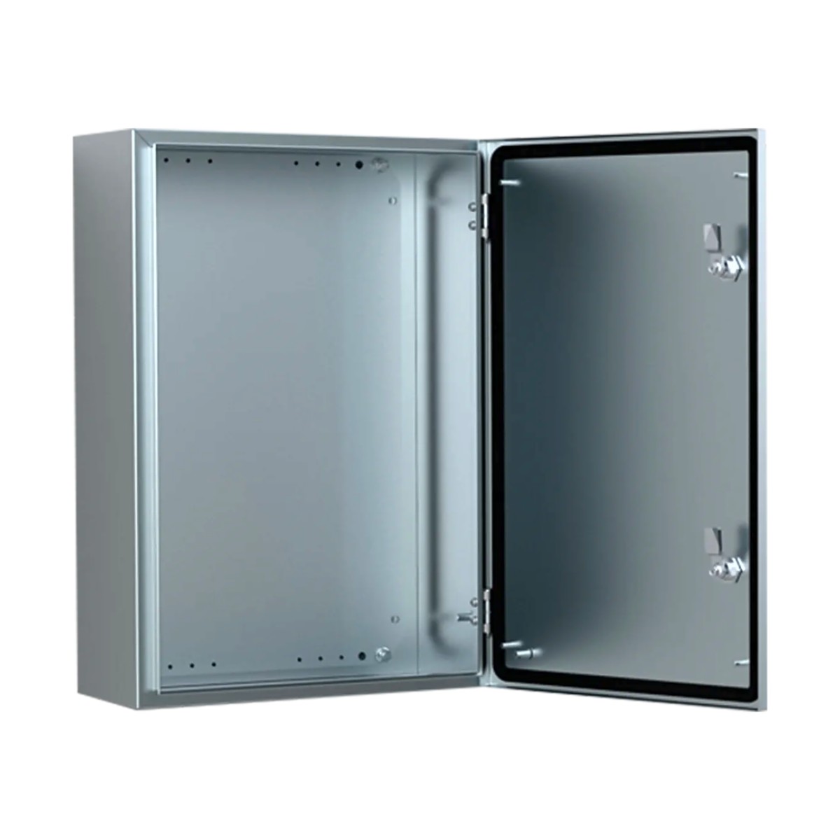 Gabinete de Acero Inoxidable 304L ASR IP66 / 600x400x210 mm (23.6x15.7x8.3 in) / 2 Cerraduras / Montaje Placa 2 mm