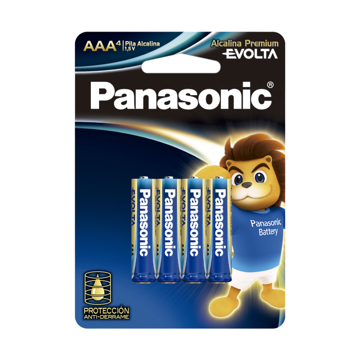 Batería Alcalina AAA 1.5V EVOLTA / No recargable / Paquete de 4 Baterías