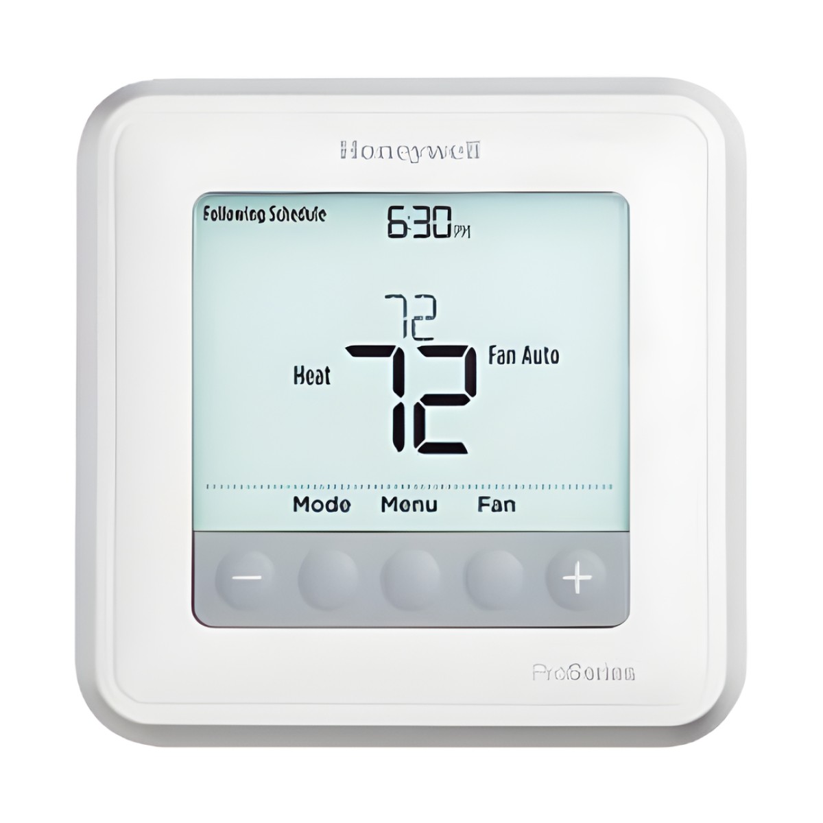 Termostato programable para bombas de calor de hasta 2 etapas calor/1 frío o sistemas convencionales de 1 calor/1 frío, serie T6 Pro