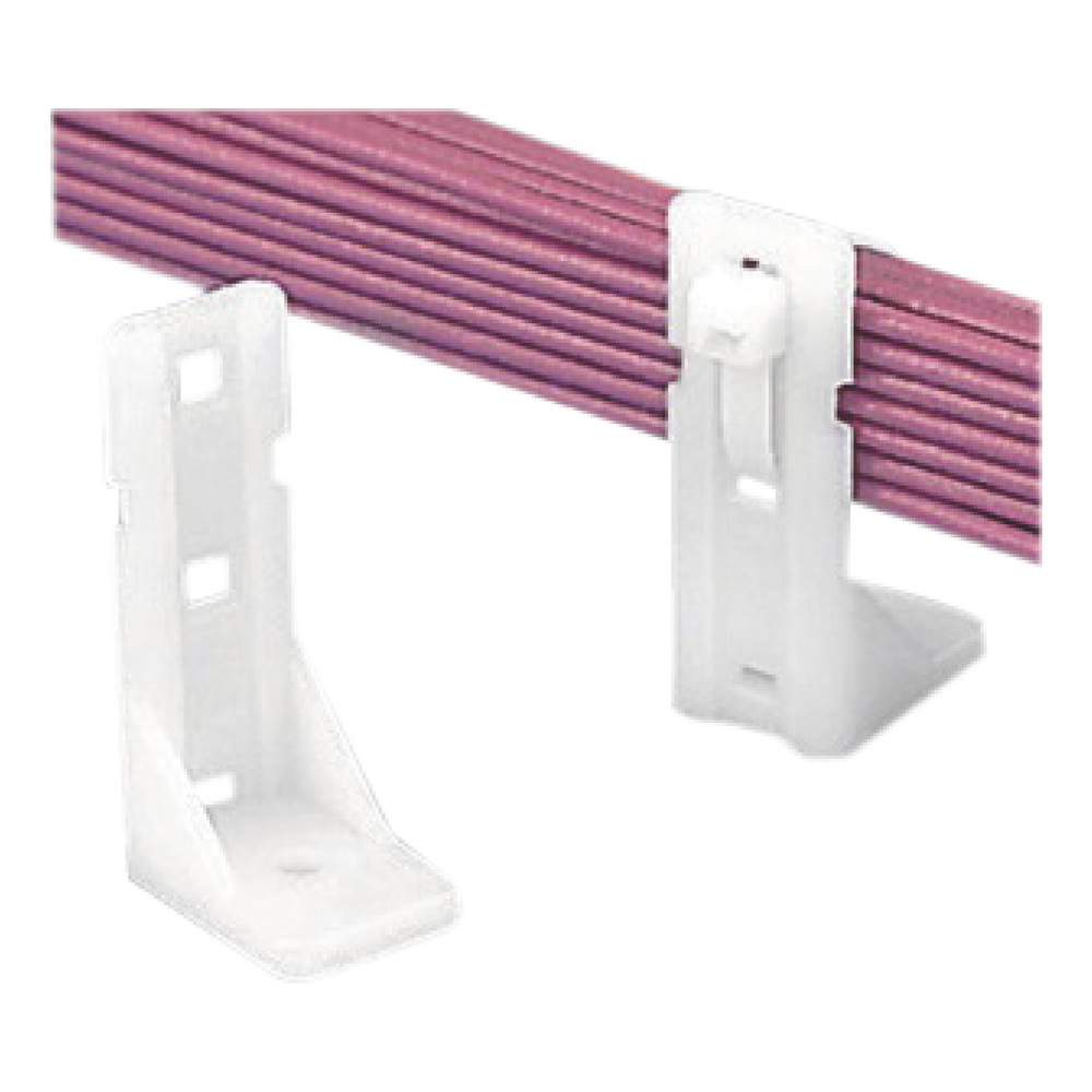 Sujetador-Separador Pan-Post de Nylon 6.6, Para Fijación de Mazos de Cables con Cinchos, Uso Interior, Color Natural, 1 Pieza