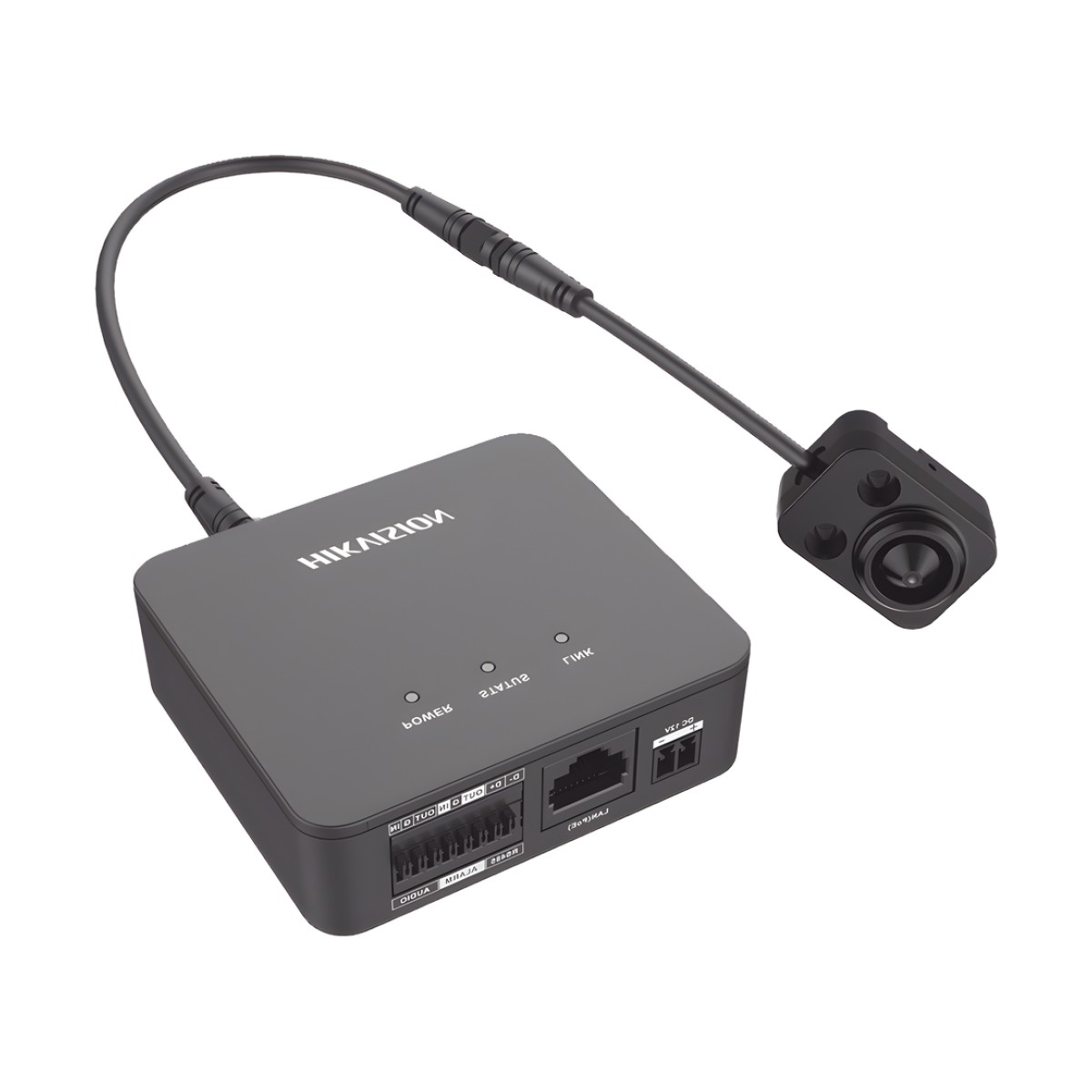 Pinhole IP 2 Megapixel / Lente 3.7 mm / 2 Mts Cable / PoE / Ideal para Cajeros Automáticos (ATM) / WDR / Micro SD / Cámara Tipo Block