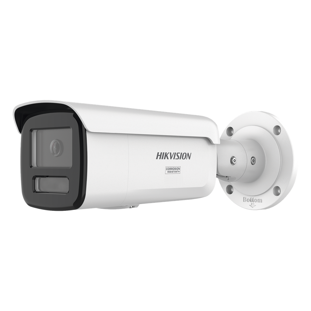 [Dual Light + ColorVu 3.0 + HikAI] Bala IP 8 Megapixel / Lente 4 mm / 60 mts IR + Luz Blanca / Exterior IP67 / Estrobo Azul y Rojo / WDR 130 dB / ACUSENSE 3.0 / Metal / NEMA 4X / ACUSEEK