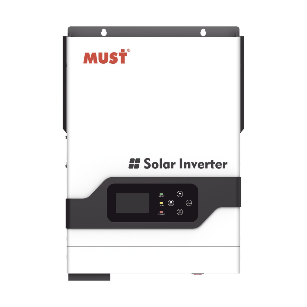 Inversor / Cargador de 2 KW para Sistemas Tipo Isla a 24Vcd / 120Vca, Onda Sinusoidal Pura con Controlador MPPT