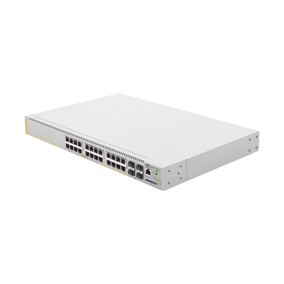 Switch PoE+ Administrable CentreCOM GS970M, Capa 3 de 24 Puertos 10/100/1000 Mbps + 4 SFP Gigabit, 370 W