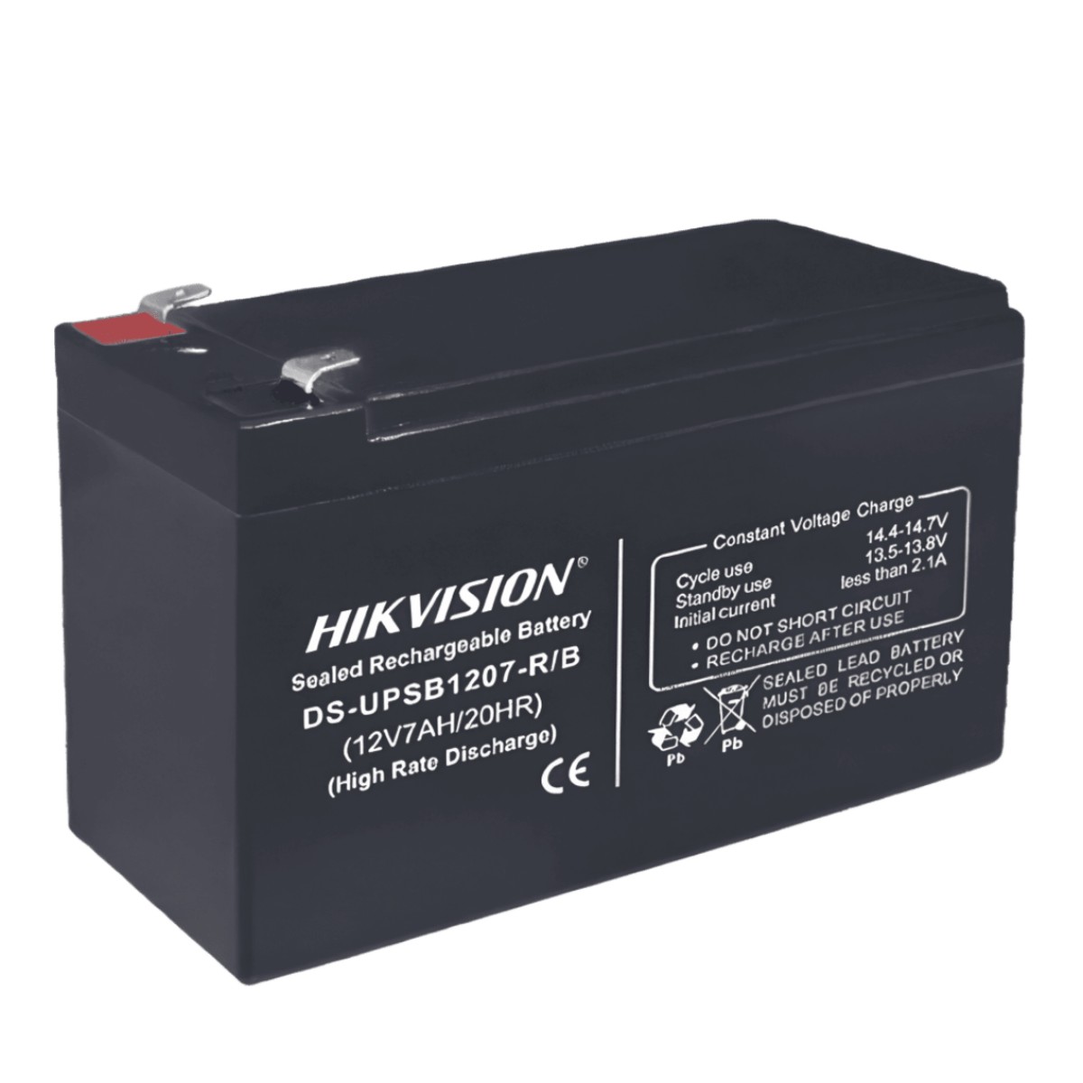 Bateria de Plomo Ácido / 12 VCD / 7 Amp / Ideal para UPS, EPS y Uso General / Certificación CE / Paquete de 5 Piezas
