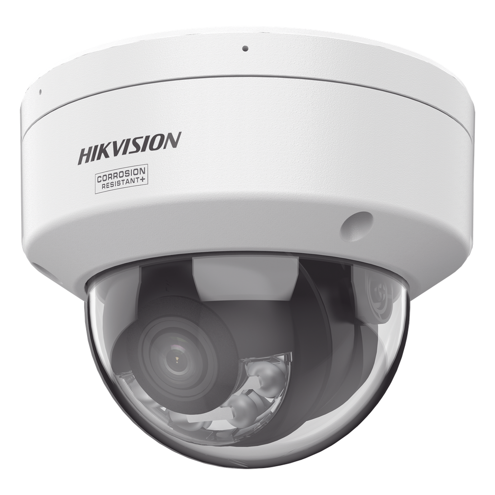 [Dual Light + ColorVu 3.0 + HikAI] Domo IP 6 Megapixel / Lente 2.8 mm / 30 mts IR + Luz Blanca / 2 Microfonos Integrados / Exterior IP67 / WDR 130 dB / ACUSENSE 3.0 / Metal / NEMA 4X / ACUSEEK