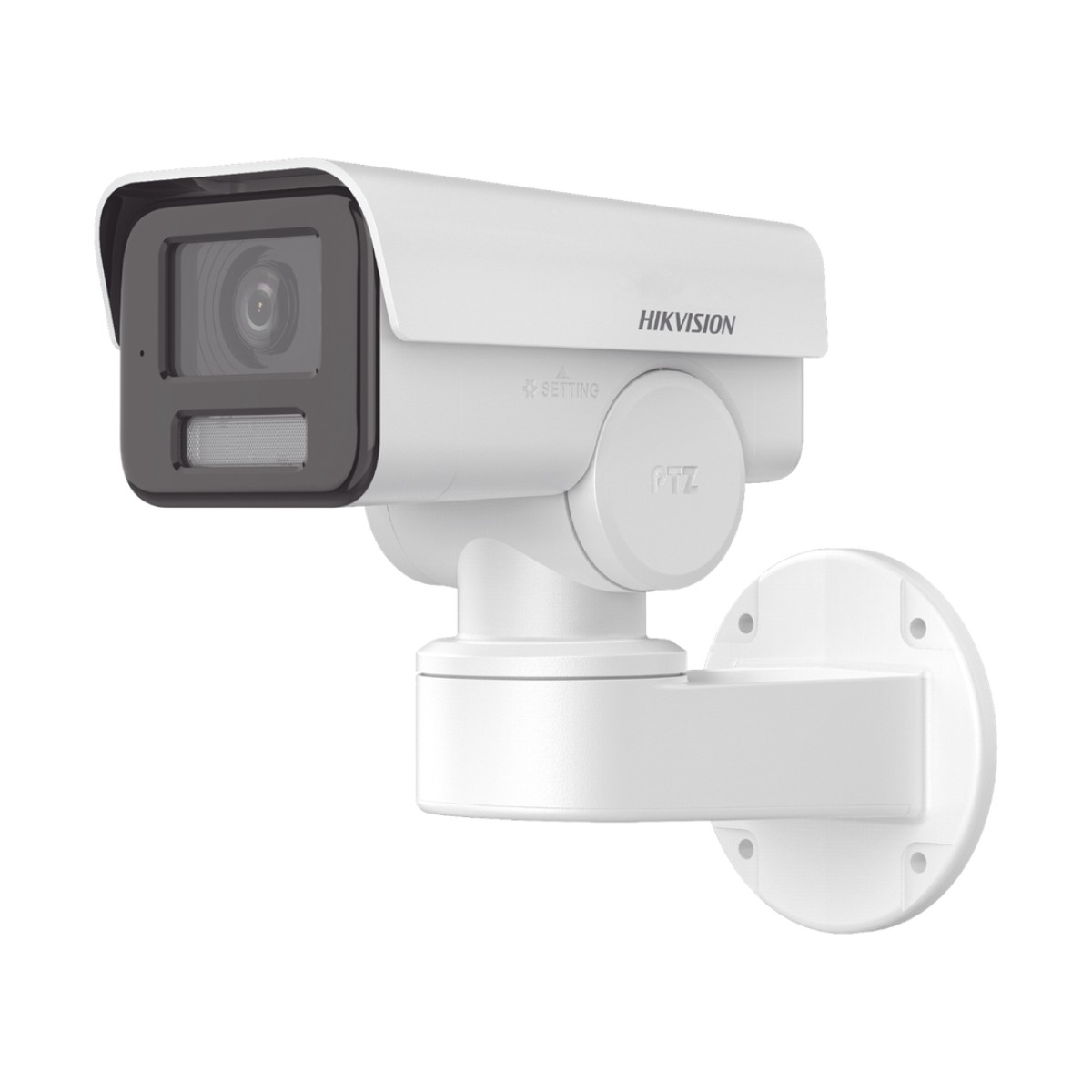 Bala IP PTZ 4 Megapixel / Lente Mot. 2.8 a 12 mm  / Luz IR 50 mts / WDR 120 dB  / PoE / IP66 / Microfono Integrado / Micro SD / Ultra Baja Iluminación