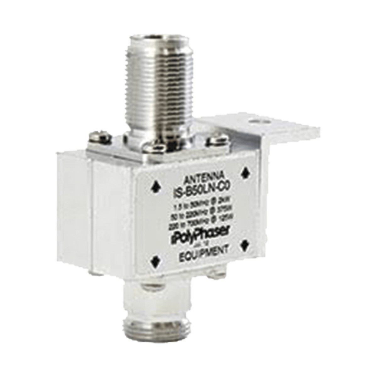 Protector Coaxial RF / 125-1000 MHz / 50 Ω / Conectores N Hembra / Bloqueo DC