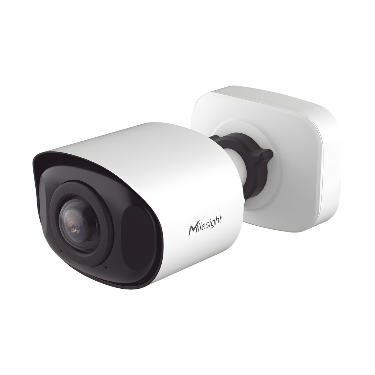 Cámara Bullet de Red Mini Panorámica 180° AI / 4K / Super WDR 120dB / Micrófono Integrado / IP67-IK10 / Soporte PoE / Almacenamiento 1TB / Analítica IA VCA 8 Modos / ONVIF y VMS