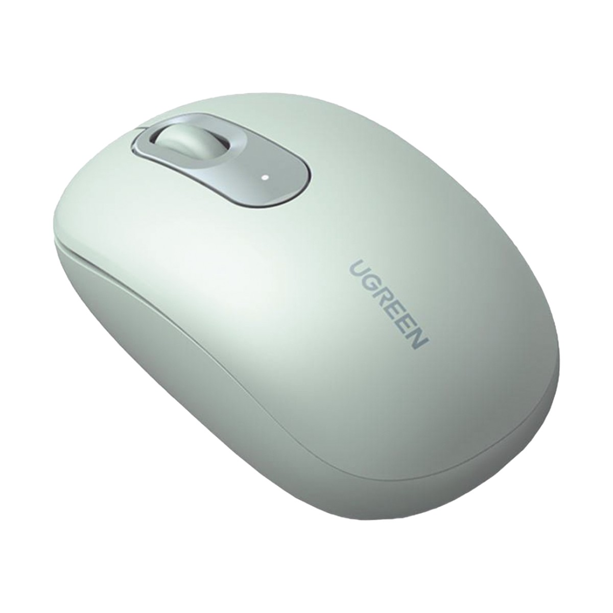 Mouse Inalámbrico 2.4G 800/1200/1600/2400 DPI | Función de 3 botones | Alcance 10m | Silencioso |  Ergonómico | Anti-caída y Anti-interferencias | Batería Alcalina AA incluida  | Color Green.