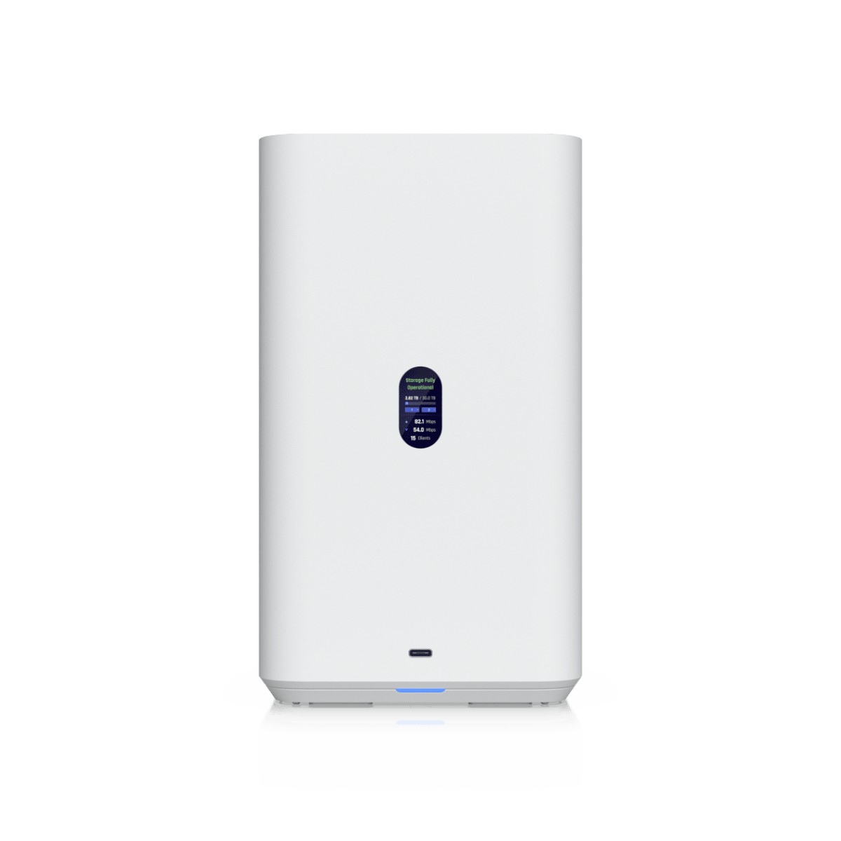 UniFi UNAS-2 – Servidor NAS Compacto de 2 Bahías para HDD 3.5" SATA, Puerto 2.5 GbE, USB-C y PoE++