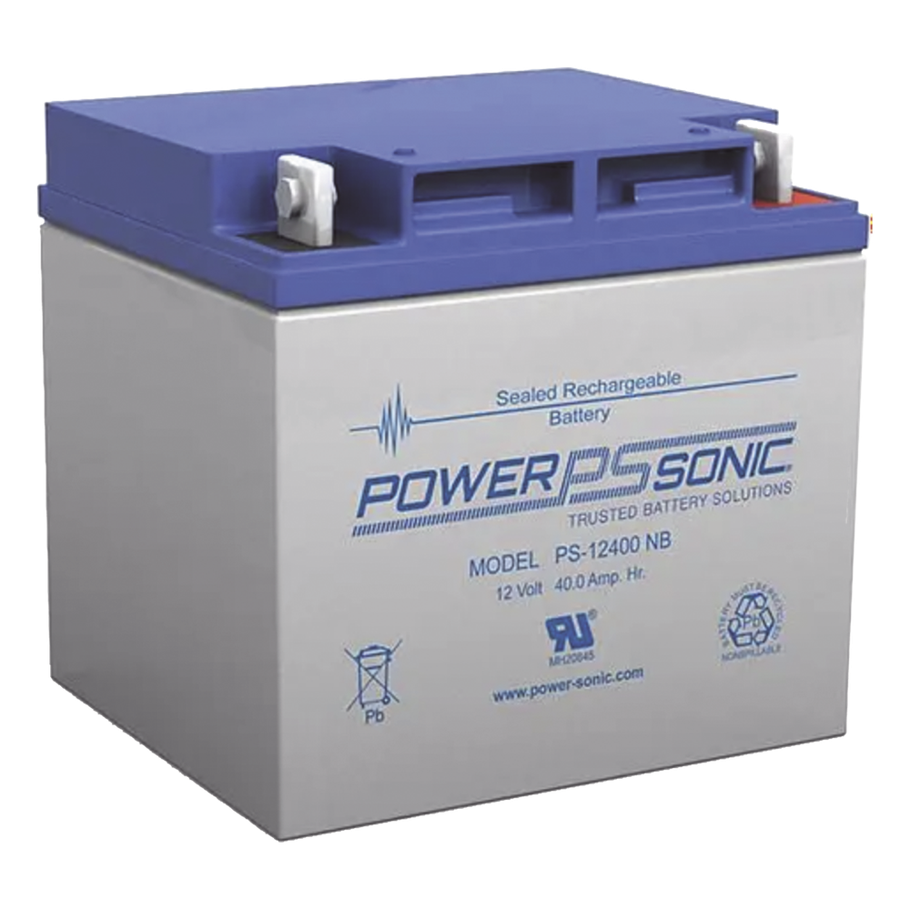 Batería 12V, 40AH, Para Respaldo, Tecnologías AGM/VRLA, 5 Años Vida Útil, Terminales T6, Reconocida UL