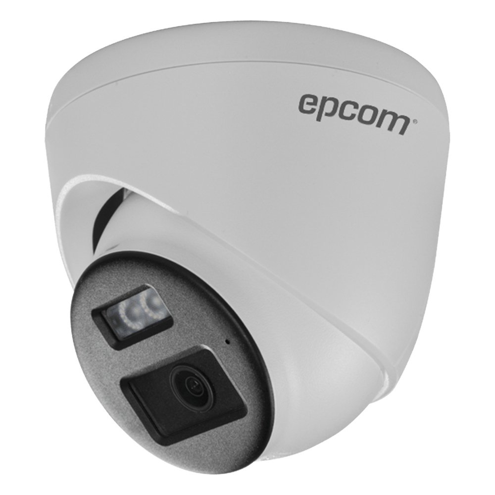 [Audio Bidireccional + Dual Light + ColorVu] Bala TURBOHD 4K (8 Megapixel) / Lente 2.8 mm / 30 mts IR EXIR + 20 mts Luz Blanca / Micrófono y Bocina Integrado / Exterior IP67 / Metal / dWDR
