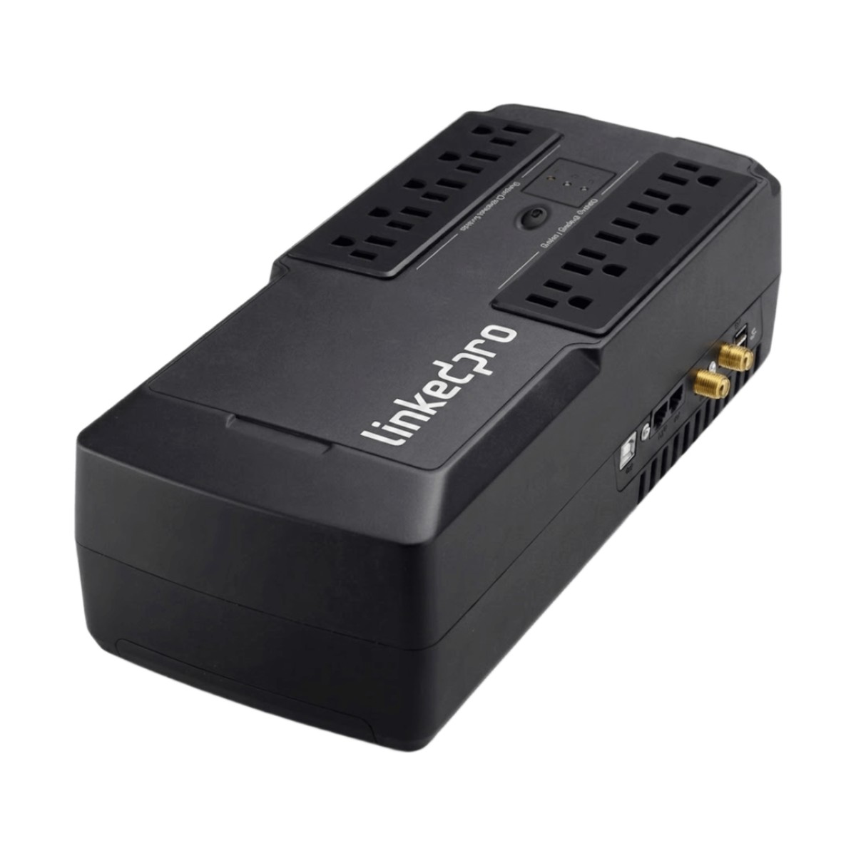UPS de 350 VA/255 W, Topología Standby, Entrada 120 Vca NEMA 5-15P, Tipo Gabinete Compacto, Con 6 Tomas NEMA 5-15R