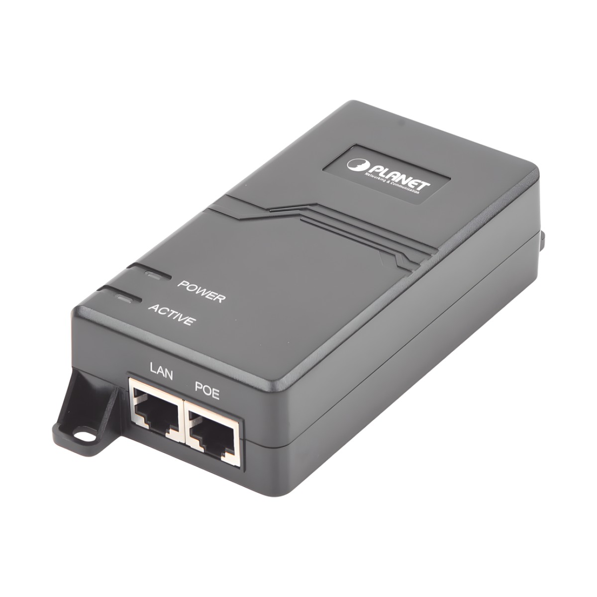 Inyector PoE  IEEE 802.3at, Puertos Gigabit, Hasta 30 W de Salida PoE (Mid-span)