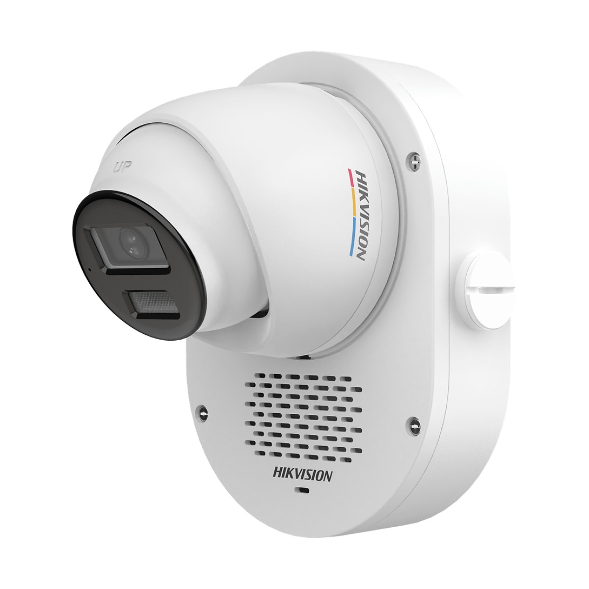 Cámara Turret TURBOHD 2 Megapixel (1080p) / Imagen a Color 24/7 con Apertura F1.0 / Audio Bidireccional y Sirena / Luz Blanca e IR 40 m (131.2 ft) / IP67 / Smart-Hybrid Light / 3D DNR