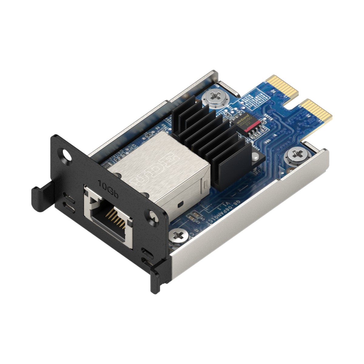 Adaptador de Ethernet E10G18-T1 | 10 Gbps / Compatible con PCIe 3.0 y 2.0 | Autonegociación de 4 u 8 Canales | Perfil Bajo y Altura Completa | Compatibilidad con Synology DSM 6.1.7 o Posterior.