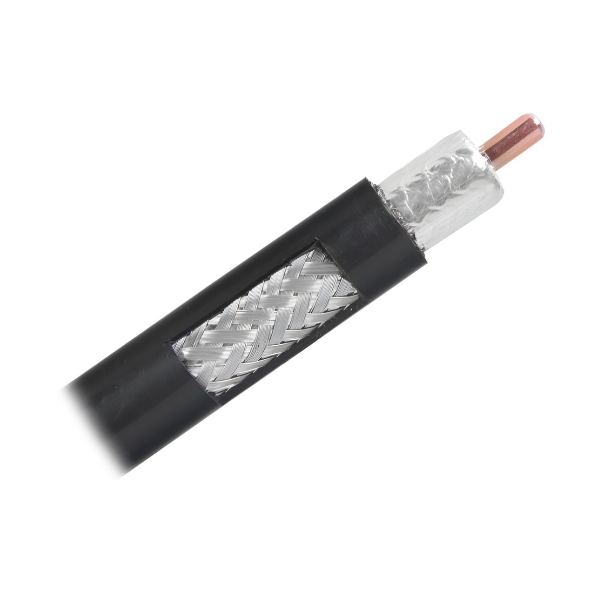 Carrete de 305 Metros (1000 Pies), Cable Coaxial de 75 Ohms de Baja Pérdida, LMR600-75