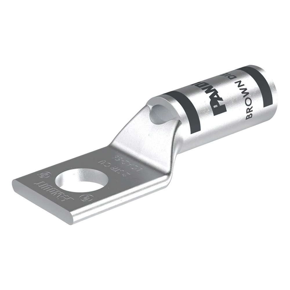 Zapata de compresión LCA2-56-Q, para cal. 2 Awg, Barreno para tornillo prisionero de 5/16, 1 Pz