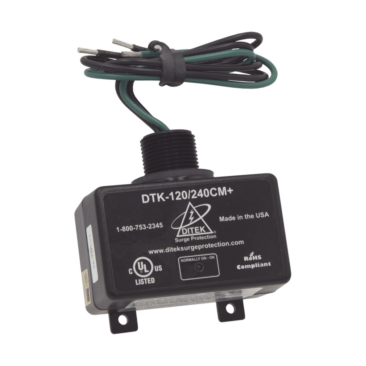 Dispositivo de Protección contra Sobretensiones de Fase Dividida de 120/240 VCA, Recomendado para Climas, Motores, Iluminación.