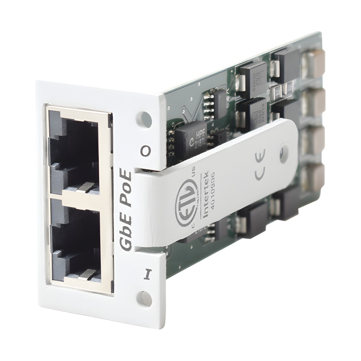 Modulo Protector PoE Individual Ethernet 10/100/1000 Mbps Para Chassis TCPXH Para Rack 19"