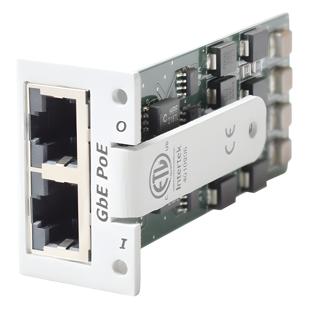 Modulo Protector PoE Individual Ethernet 10/100/1000 Mbps Para Chassis TCPXH Para Rack 19"