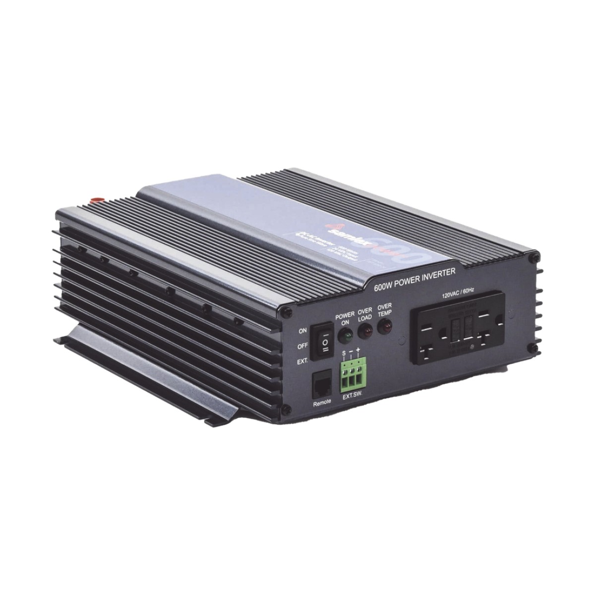 Inversor de Corriente Onda Pura 600W, Entrada 24 Vcc, Salida 120 Vca