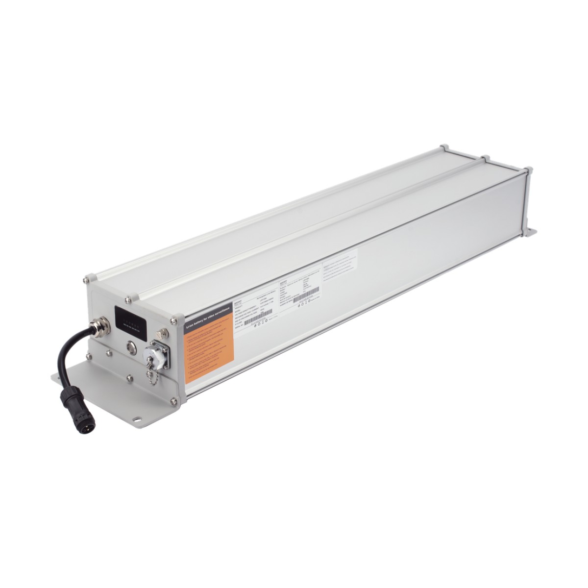 Batería de Ion-Litio para Videovigilancia / 1280 Wh / 100 Ah / Controlador Incluido / Salida 12 Vcc o 24 Vcc / Conexión Directa a Panel Solar