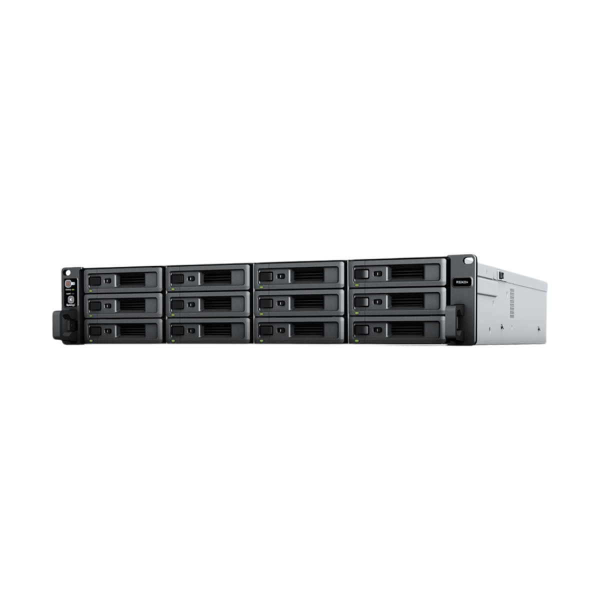 Servidor de Almacenamiento RackStation RS2423+ | 12 Bahías | 2U | Hasta 216 TB | Rendimiento 3,500/1,700 MB/s | Expansión a 432 TB | 10GbE | Fuentes de Alimentación Duales | Alta Disponibilidad.