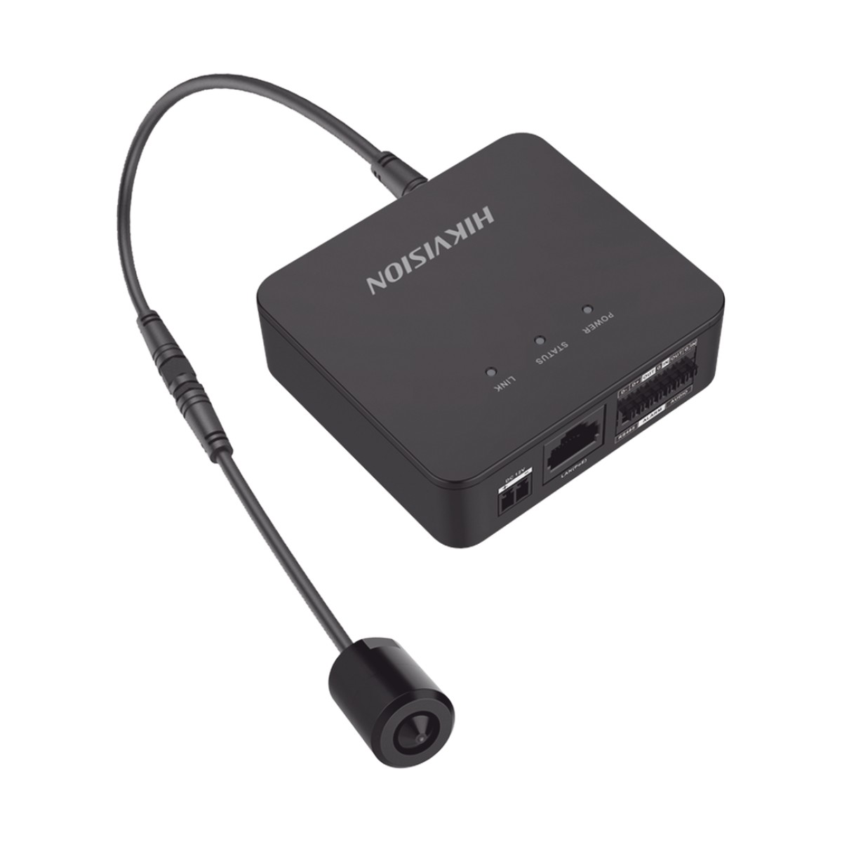 Pinhole IP 2 Megapixel / Lente 3.7 mm / 2 Mts Cable / PoE / Ideal para Cajeros Automáticos (ATM) / WDR / Micro SD / Cámara Tipo Cilindro
