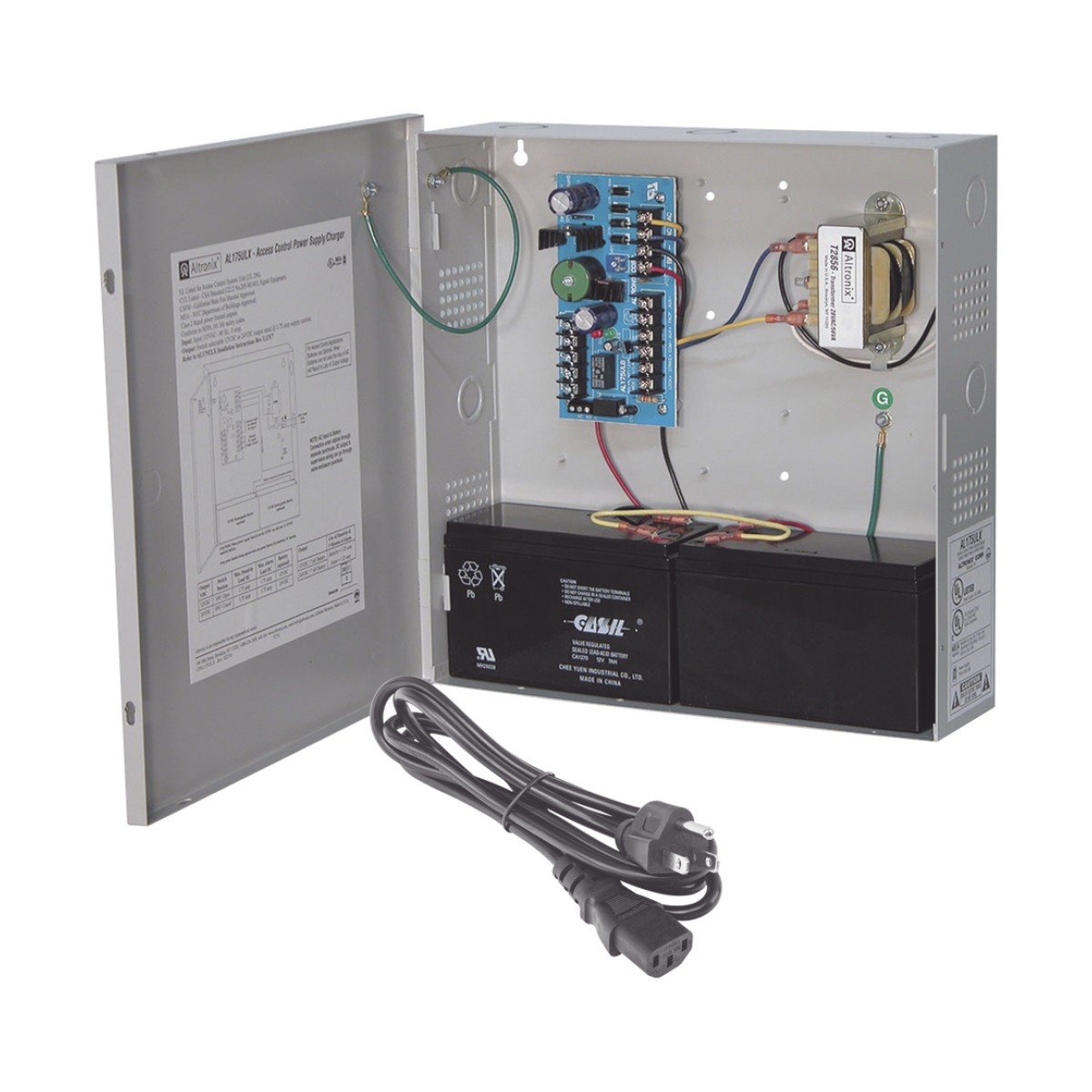 Fuente de poder para control de acceso de 12/24 Vcc @ 1.75 A
