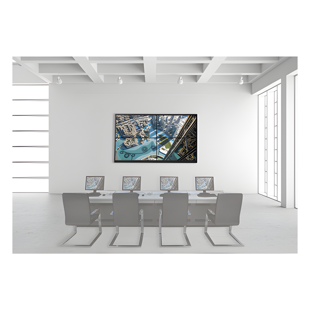 Kit Videowall 2X2 / Incluye 4 Pantallas de 46" / Decoder / Base de Pared / Accesorios de Instalación