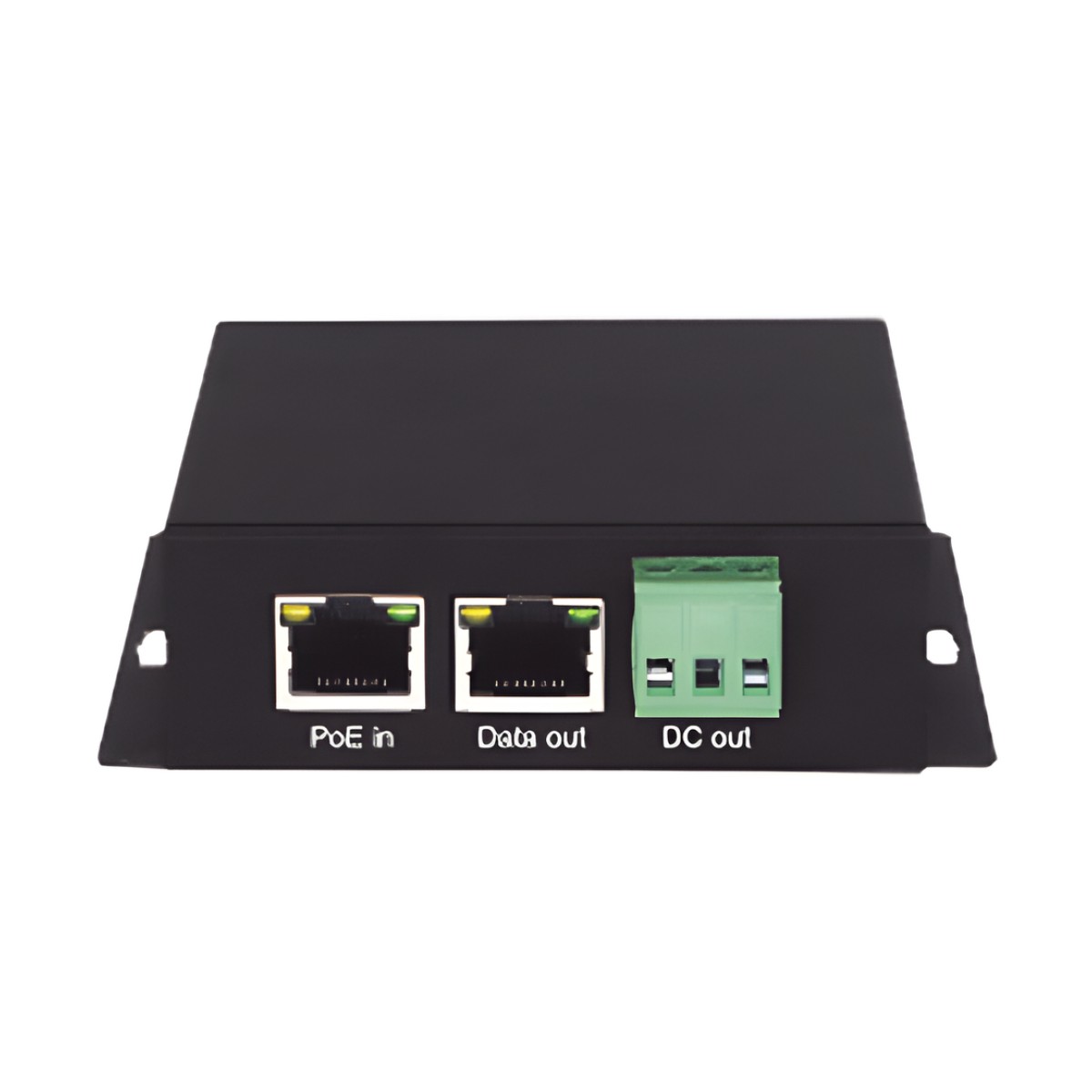 Splitter PoE / 1 Puerto PoE Entrada / 1 Puerto Salida Datos / 1 Salida de 12 Vcc, 2A / Presupuesto PoE 30W