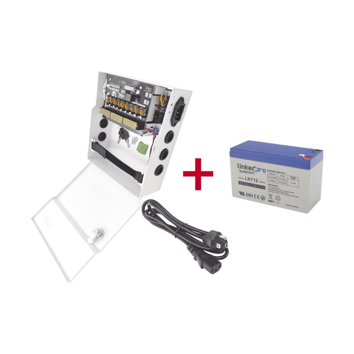 Kit / Fuente PLK12DC8ABK + Batería incluída LK712