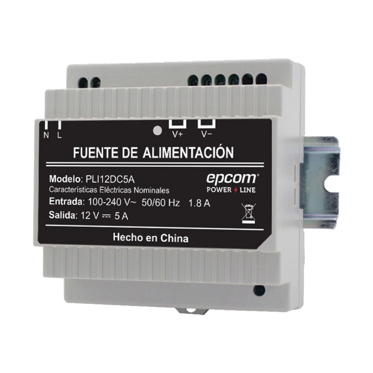 Fuente Industrial Epcom Power Line 12 Vcc 5Amperes