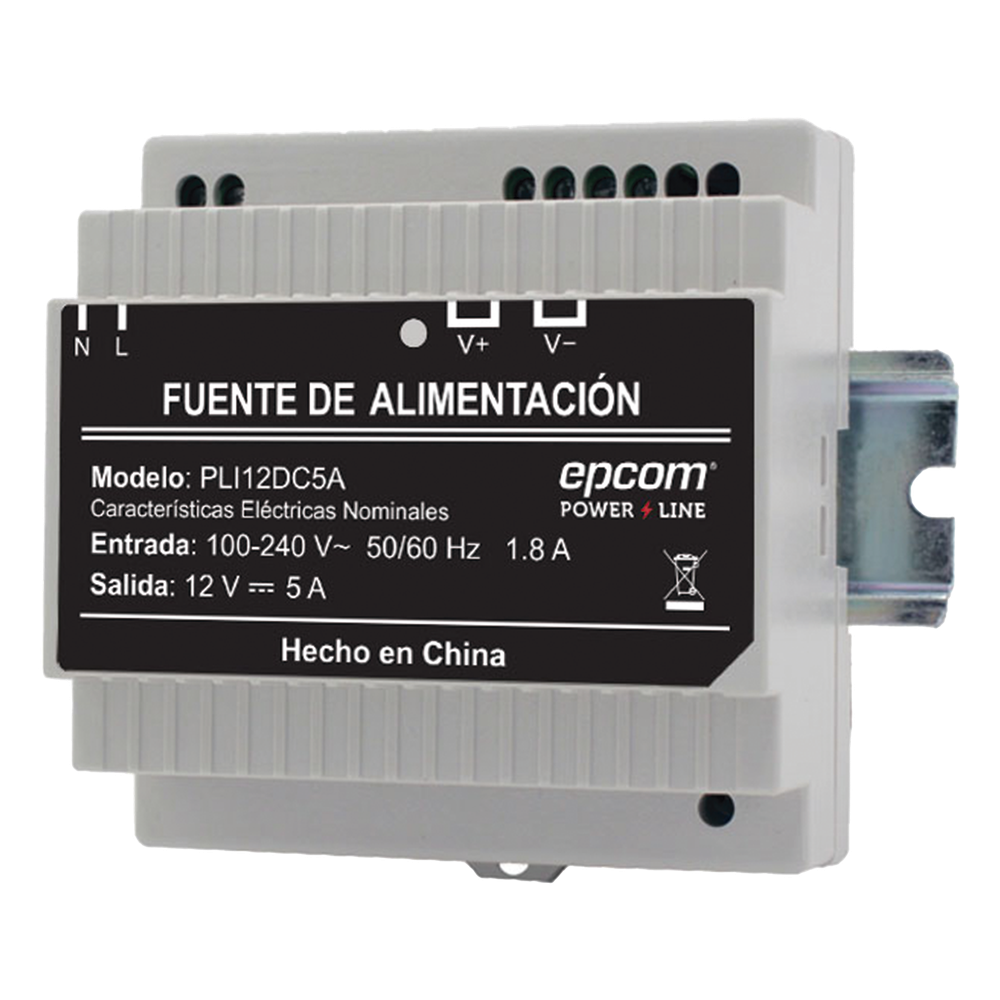 Fuente Industrial Epcom Power Line 12 Vcc 5Amperes