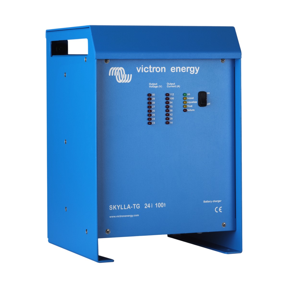 Skylla-TG 24/100 / Cargador de Baterías para Ambientes Marinos 24 V, 100 A / Bancos de 500 a 1000 Ah