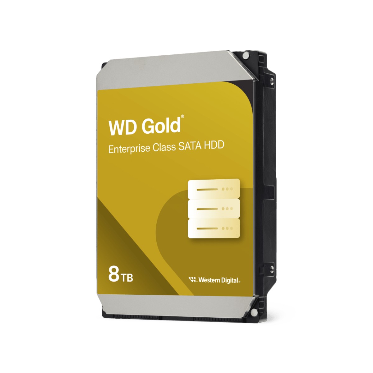 Disco Duro Empresarial WD Gold / SATA 6 Gb/s / 8 TB / 7200 RPM / Tecnología HelioSeal / ArmorCache / 5 Años Garantía / 2.5M Horas MTBF