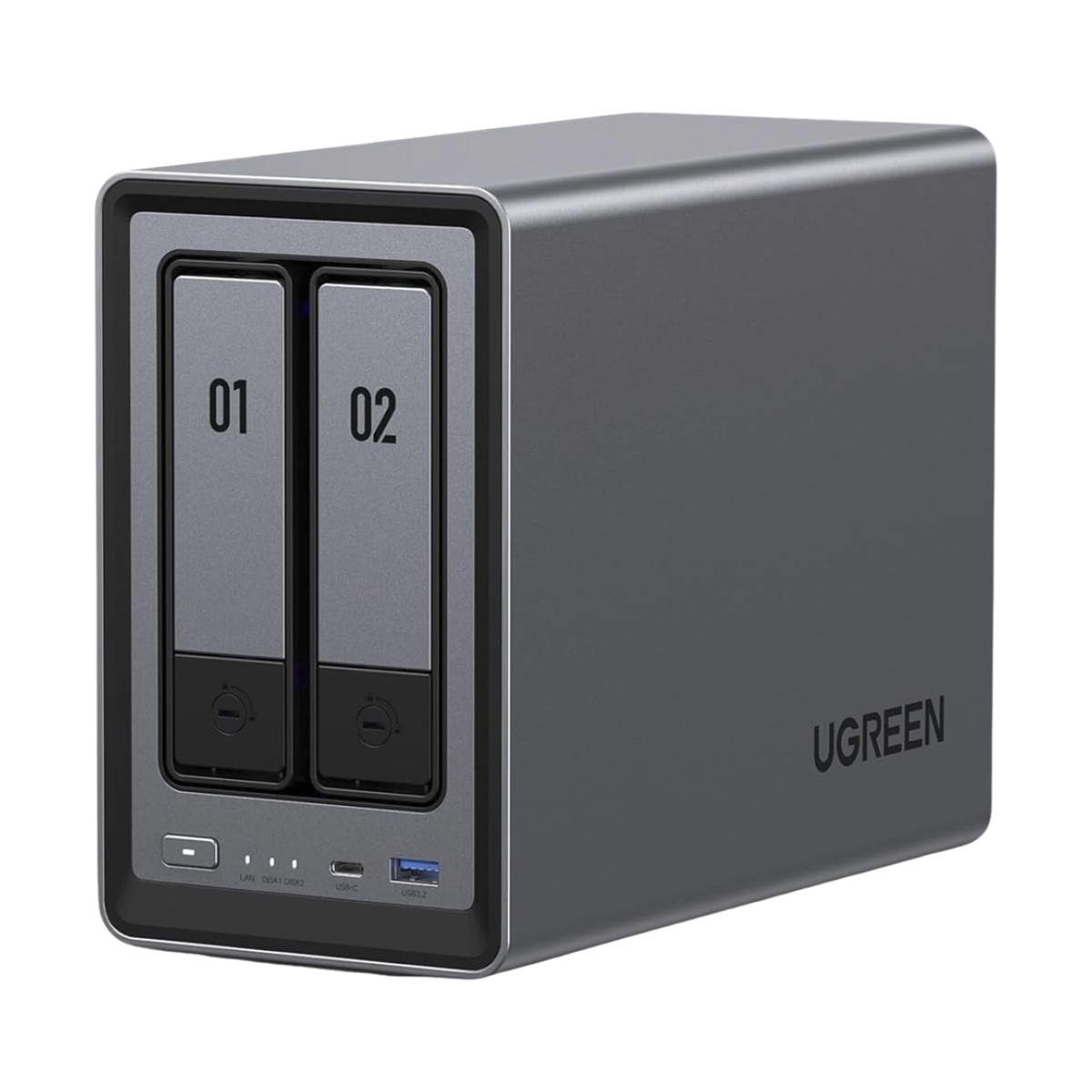 NASync DXP2800 | SO UGOS Pro |  Intel N100 12th Gen Intel® 4 Core™ | 2 Bahías SATA hasta 48TB | 2-Bahias (M.2 NVMe) hasta 16TB | 8GB DDR5 (Exp. a 16GB) | Ethernet 2.5G  | HDMI 4K | 2* USB2.0 | 1*USB 3.2Gen | 1* USB 3.2Gen2 | 1*USB-C 3.2Ge