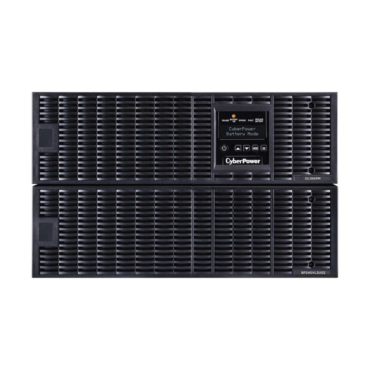 UPS de 10000 VA/10000 W, Online Doble Conversión, 200 - 240 Vac de Entrada, 200 - 240 Vac de Salida, Terminal Hardwired, Onda Senoidal Pura, Torre o Rack de 6 UR, Con 3 Tomas NEMA L6-30R