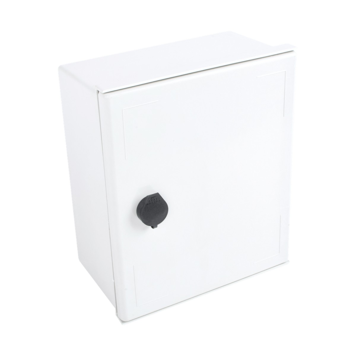 Gabinete de Poliéster IP65 Uso en Intemperie (250 x 300 x 140 mm) con Placa Trasera Interior de Plástico (Incluye Chapa y Llave).